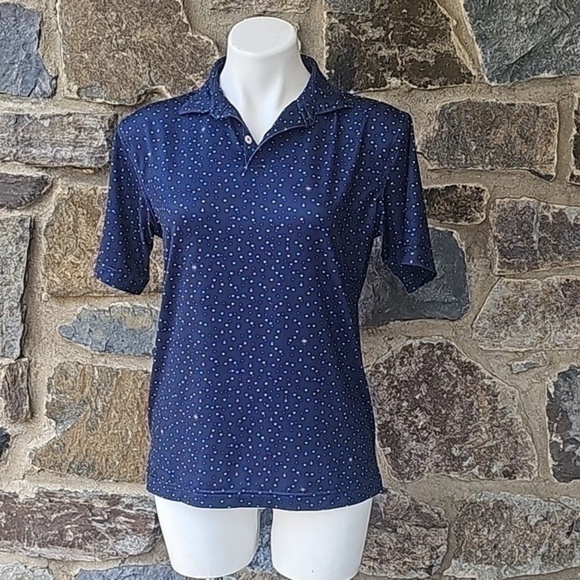 Peter Millar Tops - Peter Millar Hoops Performance Jersey Polo Shirt size Large
